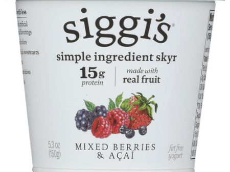 YOGURT SIGGIS ACAI MIX BERRY NF    898248001060 Discount