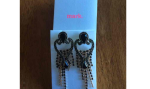 Avon Mark Noir Essence Earrings NIB Online Hot Sale