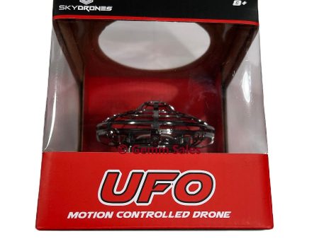 SKYDRONES UFO Motion Controlled Drone Red Fashion