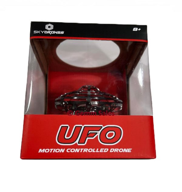 SKYDRONES UFO Motion Controlled Drone Red Fashion