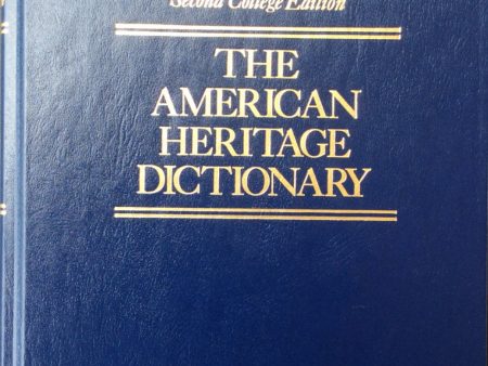 The American Heritage Dictionary (Thumb Tabs) - Second College Edition Sale