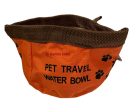 Bow Wow Pals Pet Travel Water Bowl - Orange Fashion