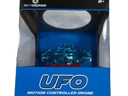 SKYDRONES UFO Motion Controlled Drone Blue For Cheap