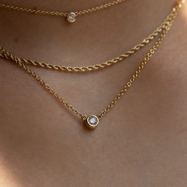 0.16ct Lab Grown Diamond Mae Necklace Online