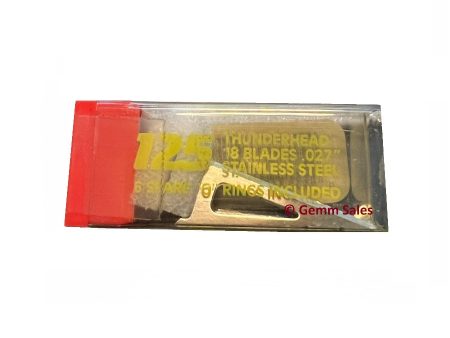 Archery Thunderhead Blades Replacement .027  125 Grain 18 Pack Online Hot Sale