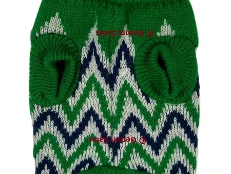 Chevron Print Dog Sweater - Small Medium For Discount