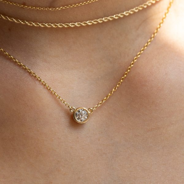 0.51ct Diamond Mae Necklace Cheap