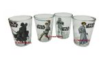 Star Wars Mini Glass Set Shot Glasses 1.5 oz 4 Pack For Cheap