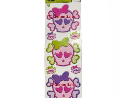 Girl Skull Jumbo Wall Stickers Online now