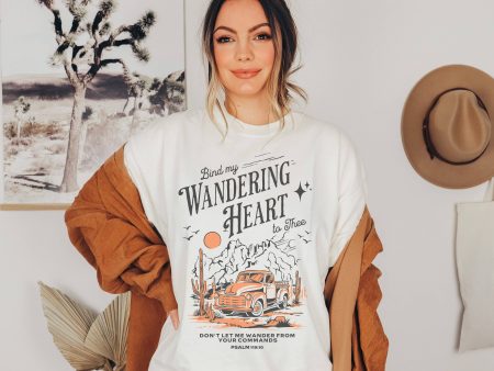 Amy Anne Apparel Inc - Bind My Wandering Heart Graphic Tee l Christain Tee Discount